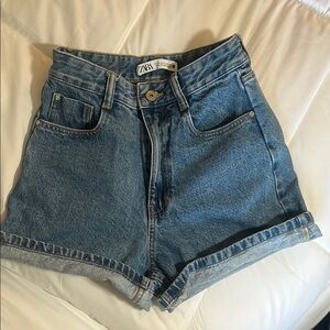Blue Jean Shorts high waisted